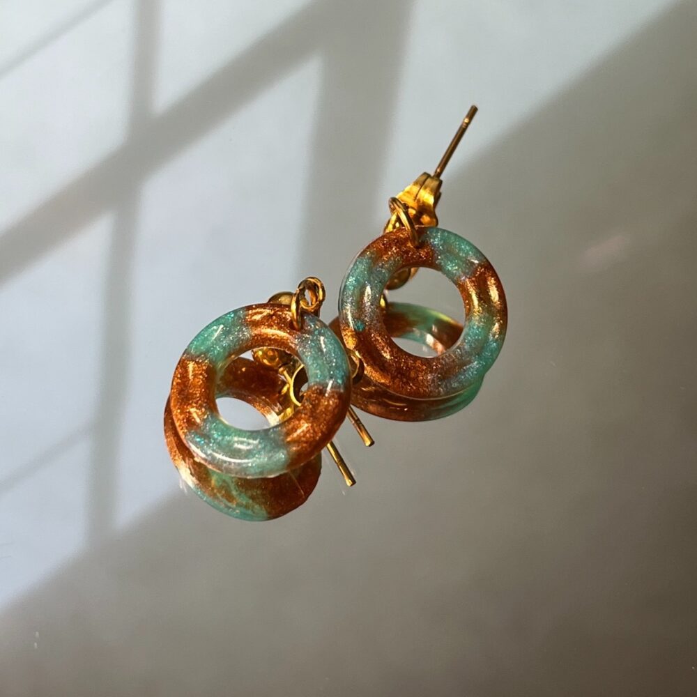 Mila – Silk blue | Bronze
